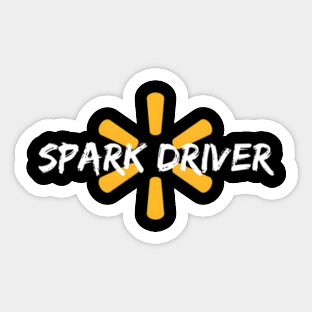 Generic Delivery Spark Driver Food Delivery Courier Sticker by jasper-cambridge